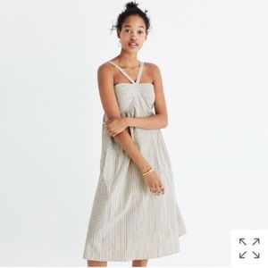 Madewell stripe convertible dress